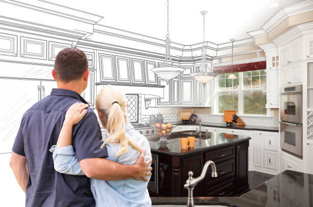 Custom kitchen cabinets installed in a Kilkenny home